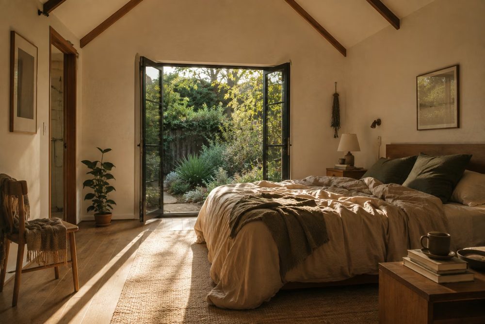 Master suite addition with en-suite bath